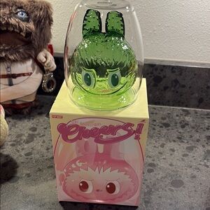 Pop mart Labubu cheers glass Relax